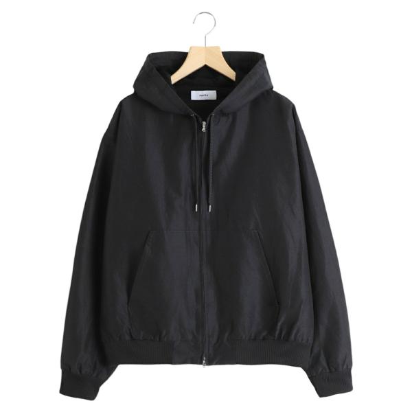 未使用 MARKA WORK JACKET ウール100％ ブラック 2 marka（マーカ） ： WORKERS PARKA -WOOL SILK HIGH COUNTTYPEWRITER