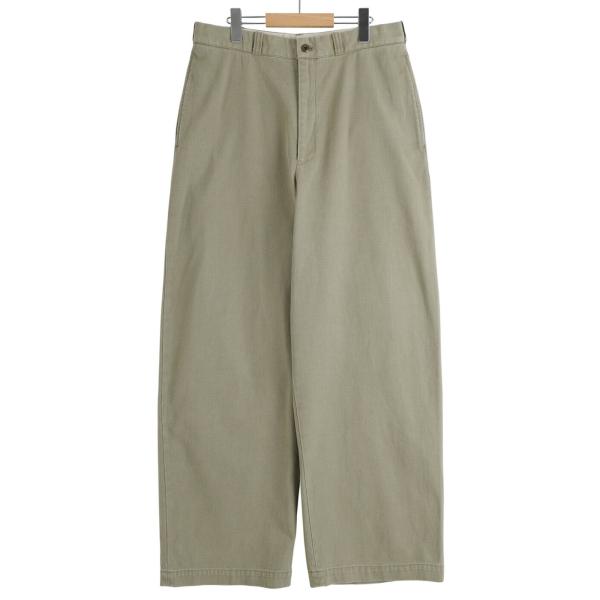 marka / マーカ ： NEW U.S.ARMY TROUSERS -ORGANIC COTTON GABARDINE
