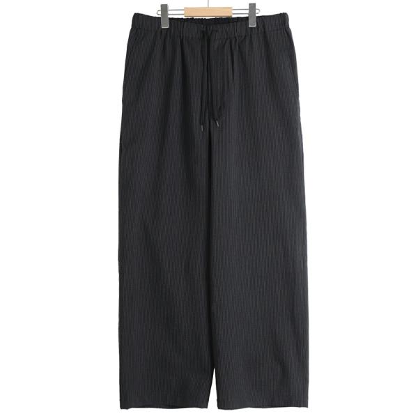 marka / マーカ ： WIDE CYLINDER FIT EASY PANT -WOOL SEERSUCKER- ： M26B03PT01C