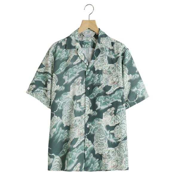 NIPOALOHA / ニポアロハ ： RAYON SHORT SLEEVE ALOHA SHIRT(百