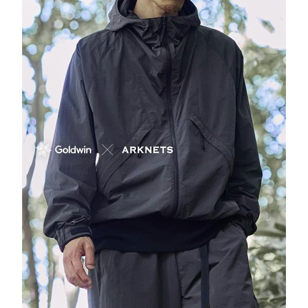 GOLDWIN（ゴールドウイン） ： 別注 Dope Dyed Rip-stop Hooded Jacket