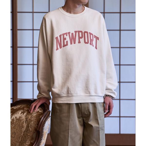 REMI RELIEF（レミ レリーフ） ： 別注 SP加工裏毛クルー(NEW PORT
