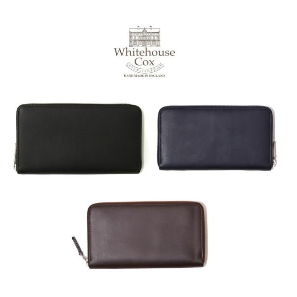 F*E様 ⭐︎新品⭐︎Whitehouse Cox DERBY WALLET Whitehouse Cox（ホワイトハウスコックス） ： LONG ZIP WALLET / 全3
