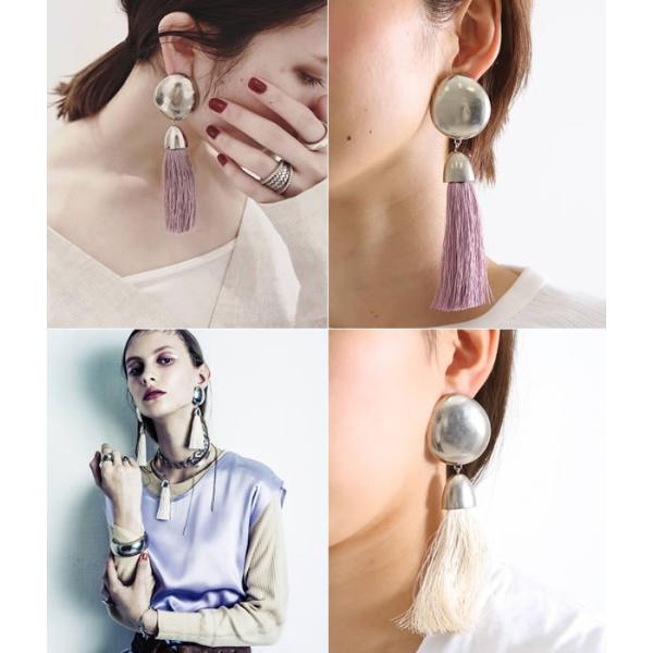 枚数限定 Soierie ソワリー タッセル イヤリング - イヤリング