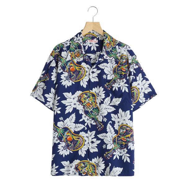 SUN SURF / サンサーフ ： “UKULELE MELODY“ S/S RAYON HAWAIIAN SHIRT