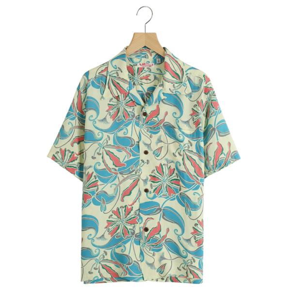 SUN SURF / サンサーフ ： “SPIDER LILY“ S/S RAYON HAWAIIAN SHIRT