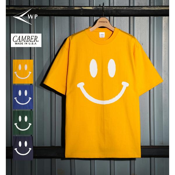WP WP / ダブリューピー ： WP×CAMBER SMILE T-SHIRTS / 全4色 ： WP13