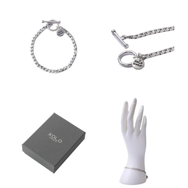 XOLO JEWELRY / ショロ ジュエリー ： Basic Link Bracelet -4mm