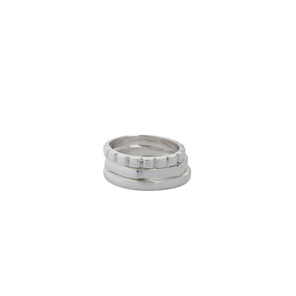 XOLO XOLO JEWELRY / ショロ ジュエリー ： Triple with Cushion Ring