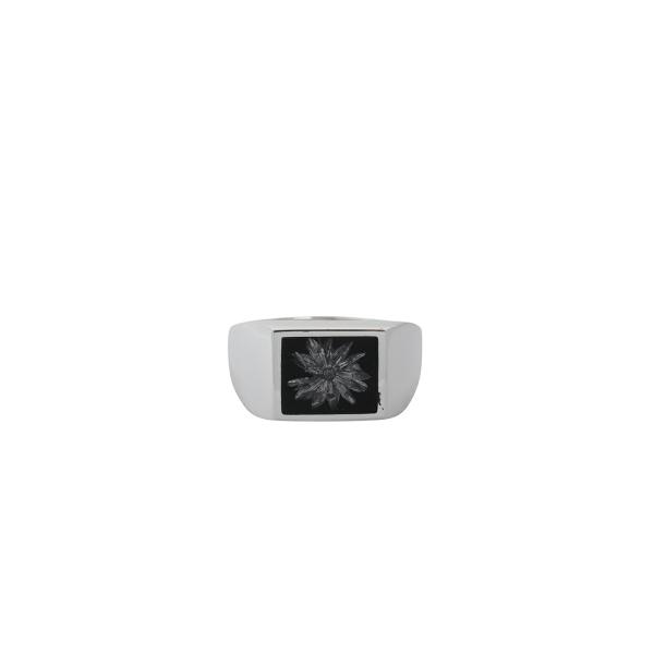 アクセサリー Xolo Jewelry XOLO XOLO JEWELRY / ショロ ジュエリー ： Signet Ring with Black