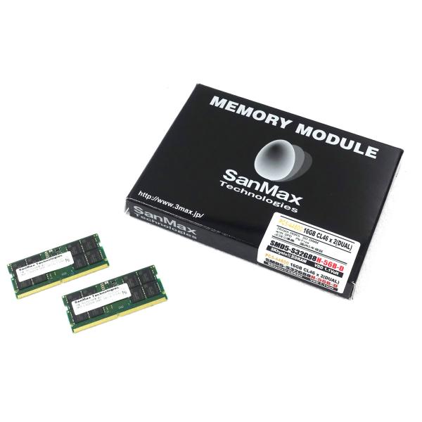 SanMax DDR5 メモリ 32GB (16GBx2) SanMax DDR5 メモリ 32GB (16GBx2) メモリ32GB(16GBx2
