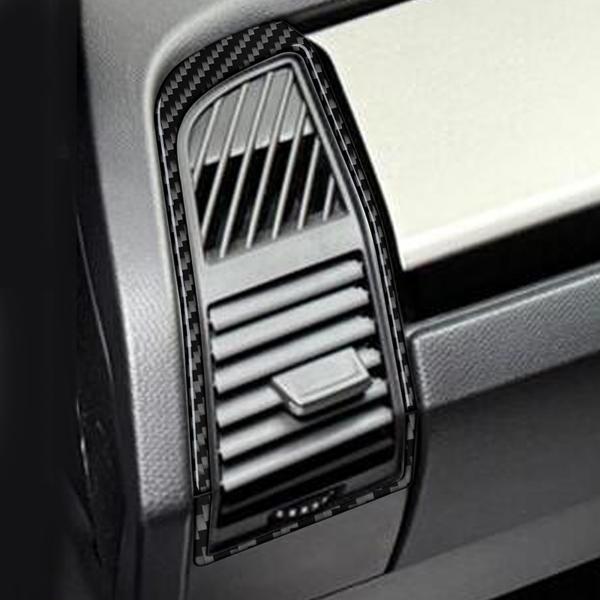 BMW i3 2013-2022 専用 アクセサリー カーボンファイバー 内装 パーツ カーサイド吹き出し口パネルカバーステッカー ガーニッシュ 車種専用 カッ