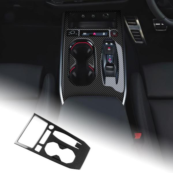 アウディ A5 S5 B10系 2025年?現行 Audi A5 専用 アクセサリー カーボンファイバー 内装 パーツ カーオートマチックギアシフトパネル装飾ス