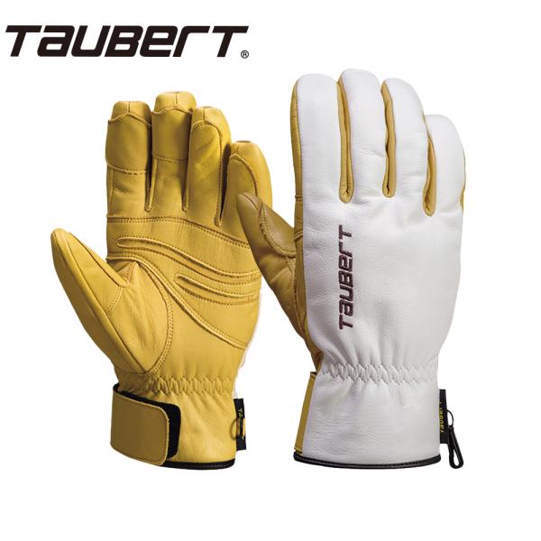【 MADE IN JAPAN 】 トーバート スポーツ スキー グローブ 保温性 フルレザー スロープ ホワイト Full Leather SLOPE TAUBERT 日本生産