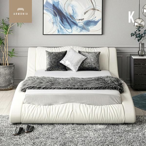 ARMONIA（アルモニア） ベッド ベッドフレーム レザー キング モダン