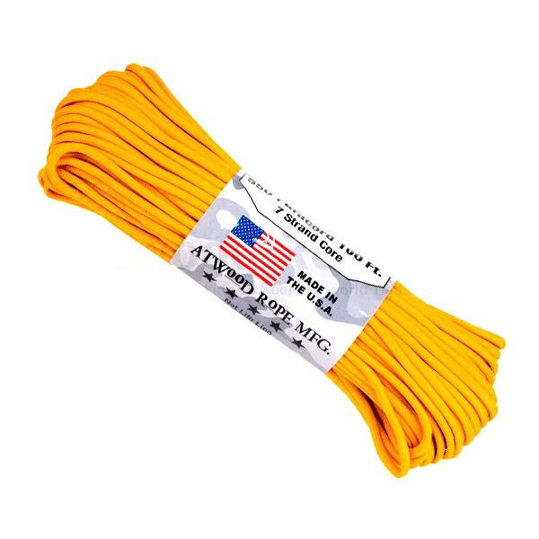 アトウッド ロープ ATWOOD ROPE MFG エアフォースゴールド 7Strand パラシュートコード パラコード 30M 耐加重250Kg キャンプなどに :ATag100z:アームズギア ヤフー店 - 通販 - Yahoo!ショッピング アトウッド ロープ ATWOOD ROPE MFG エアフォースゴールド 7Strand パラシュートコード パラコード 30M 耐加重250Kg キャンプなどに :ATag100z:アームズギア ヤフー店 - 通販 - Yahoo!ショッピング