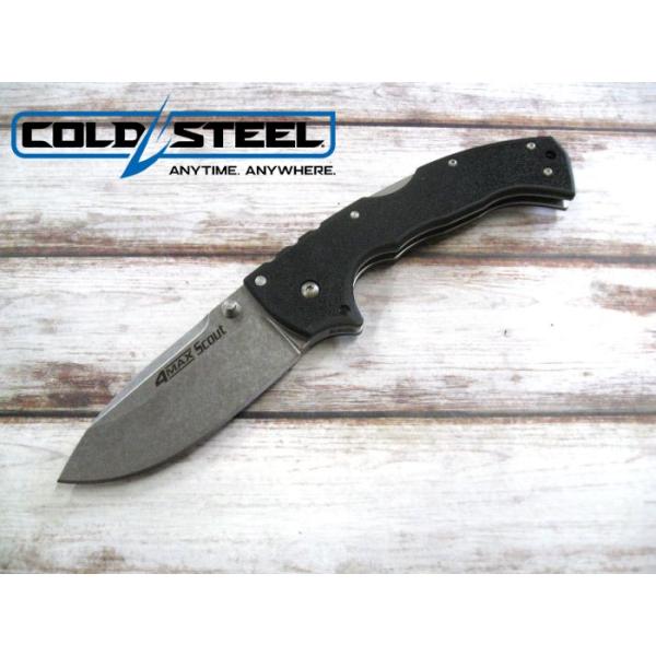 コールドスチール CS62RQ 4-MAX スカウト AUS10A鋼 Griv-Ex ハンドル フォールディング ナイフ COLD STEEL