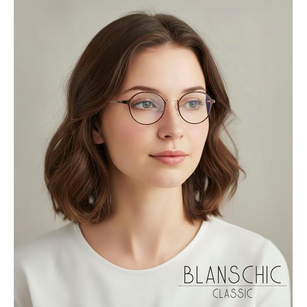 遠近両用メガネ】ブランシック クラシック CL-3182［全額返金保証