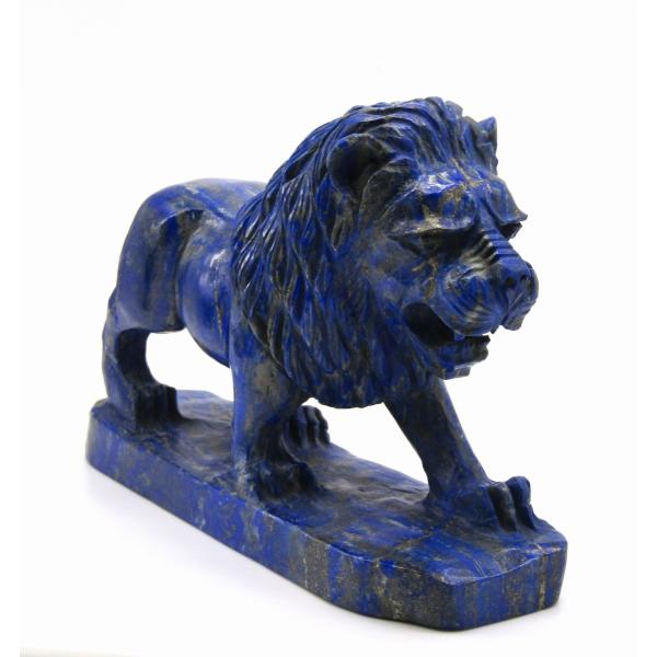 極上 ラピスラズリ ライオン 彫刻 高品質!! ケース付き : アラナヴ