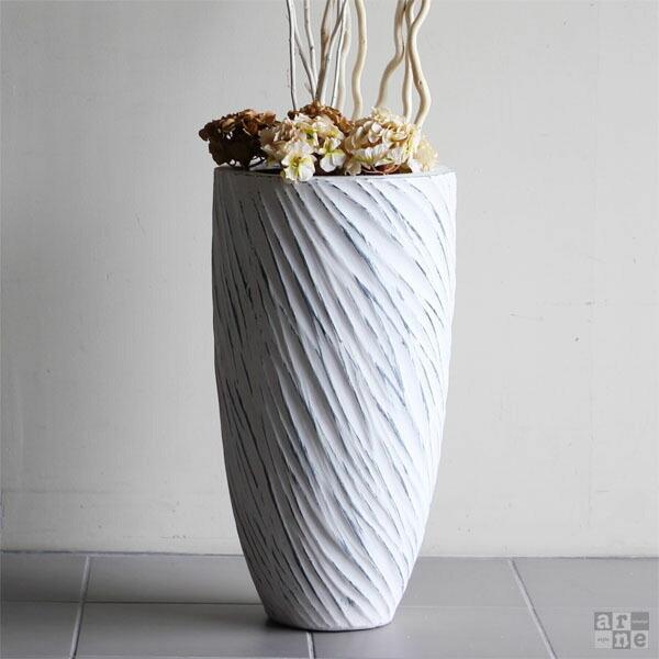 フラワーベース 花瓶 おしゃれ 花器 アンティーク White Vase A ラウンド 0000a 収納家具通販 アーネ 通販 Yahoo ショッピング