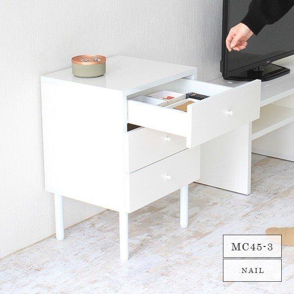チェスト 3段 ナイトテーブル ローチェスト 白 ミニチェスト ホワイト 北欧 引き出し キャビネット 白家具 0000a 収納家具通販 アーネ 通販 Yahoo ショッピング