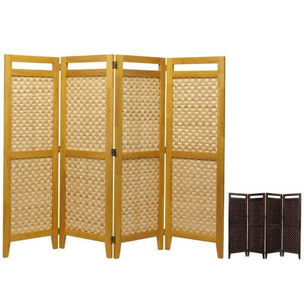 リゾート風 スクリーン パーテーション リゾート風 衝立 パーティション 竹素材 高さ130cm インテリア 間仕切り パーテーション 衝立 アジアン 和風 4面