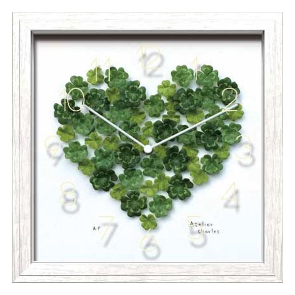 掛け時計 壁掛け スイープムーブメント デザイナーズ 時計 アートクロック ハート クローバー Artist Clock Atelier Charles Clover Heart Buyee Buyee 提供一站式最全面最專業現地yahoo Japan拍賣代bid代拍代購服務 Bot Online