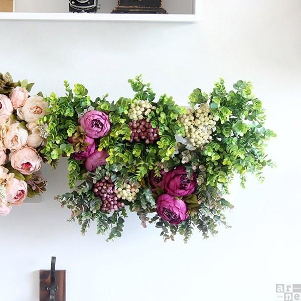 造花 インテリア おしゃれ 大きい 光触媒 花 壁掛け 観葉植物 フェイク 壁飾り 大型 フェイクグリーン 壁 消臭 木製