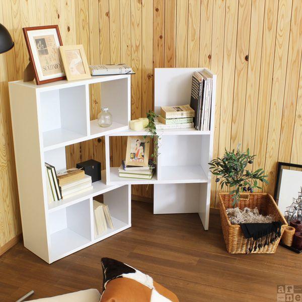オープンシェルフ 白 本棚 伸縮 3段 木 おしゃれ ディスプレイシェルフ 北欧 コーナーラック 木製 リビング Buyee Buyee 日本の通販商品 オークションの入札サポート 購入サポートサービス
