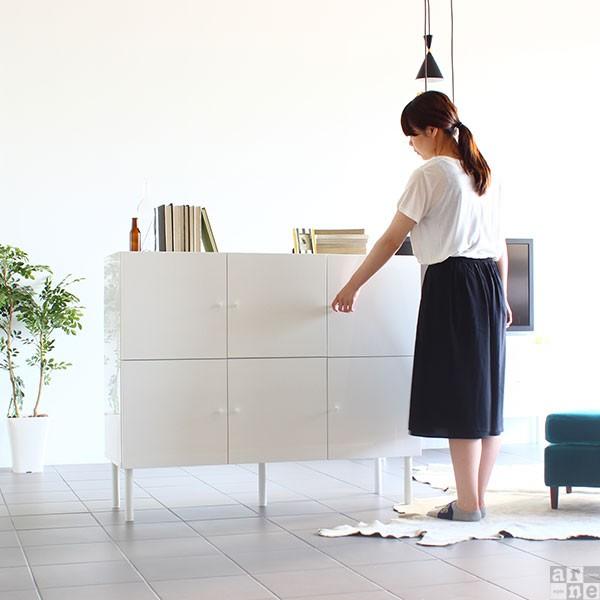 白 リビングボード おしゃれ サイドボード 幅1 キャビネット 収納 ホワイト 幅1 収納 扉 おしゃれ 白家具 リビング 奥行40cm 0000a 家具通販 アーネインテリア