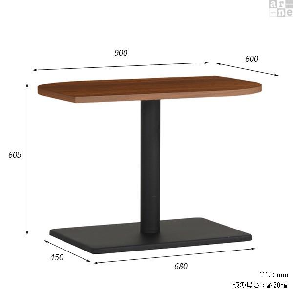 カフェテーブル 1本脚 高さ60cm ダイニングテーブル 低め ソファーテーブル デスク 北欧 食卓 幅90cm 一人用 ホワイト