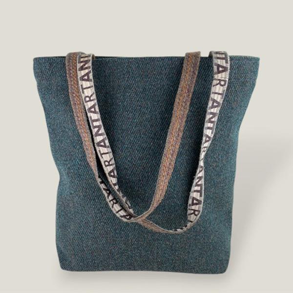 ANTA カーペットショルダートート スコットランド ／ ウール製 カーペットバッグ トートバッグ 肩掛け A4 男女兼用 Carpet Bag