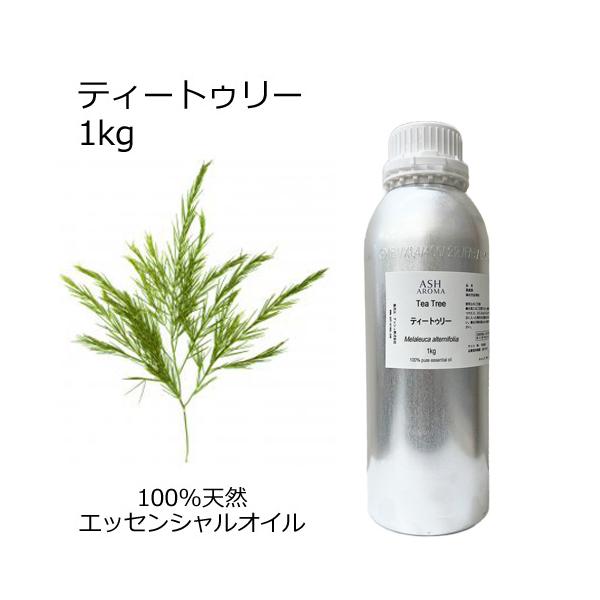 ASH AROMA ティートゥリー 1kg 業務用 アロマオイル 精油