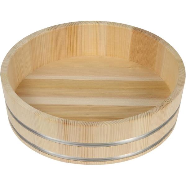 美品◆2個セット◆大型 天然木製おかもち手桶◆寿司桶 ◆外径45cm 楽天市場】手巻き ちらし寿司 4点セット 寿司桶 27cm 約3合