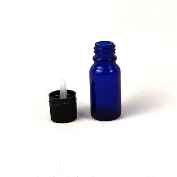 10ml ガラス製ボトル  コバルトブルー 精油入れ　容器