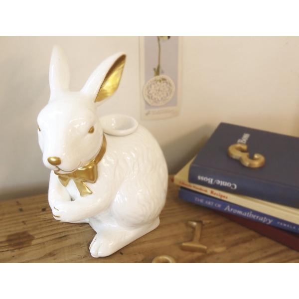 パフュームラビット アロマランプ ウサギ キシマ コンセント コード式 磁器 癒し かわいい Userguest Com