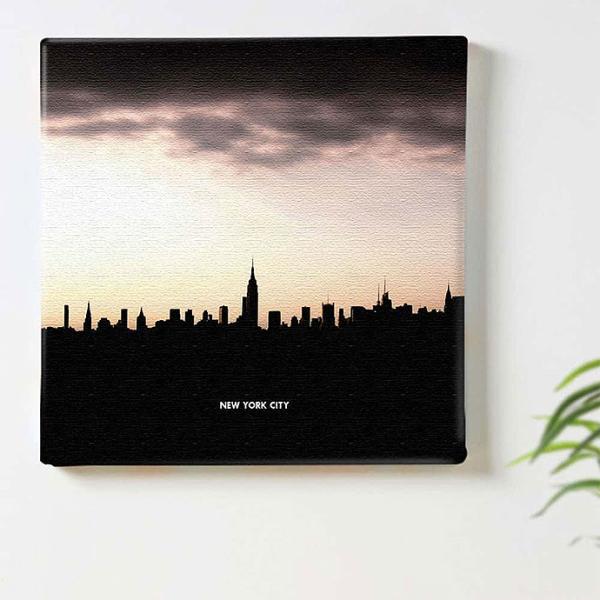 マンハッタンニューヨークファブリックパネルキャンパスアート70cm×50cm マンハッタンニューヨークファブリックパネルキャンパスアート70cm