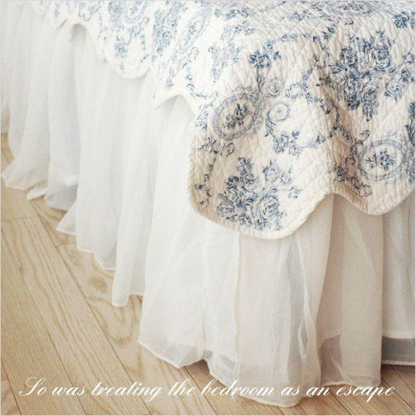 ベッドスカート シングル シフォンベッドスカート フリル Bedskirt06 S アロマルーム 通販 Yahoo ショッピング