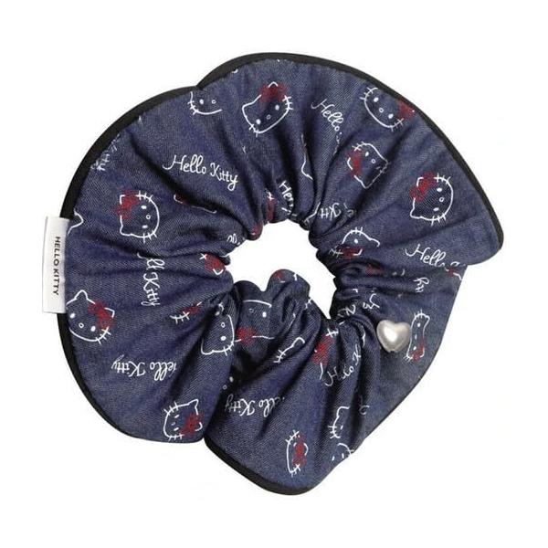 サンリオ グッズ シュシュ ヘアゴム キティ デニムシュシュ おしゃれ 人気 キャラクター ハローキティ かわいい 送料無料
