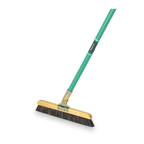 材　質【頭】天然木・スチールにクロメートメッキ【柄】スチールパイプにポリエチレン接着皮膜【毛】ポリエステル60％（再生樹脂）黒パーム20％・馬毛20％全　長（約）1340mm規　格：30cm毛の長さ（約）40mm柄が180°自由自在に曲がっ...