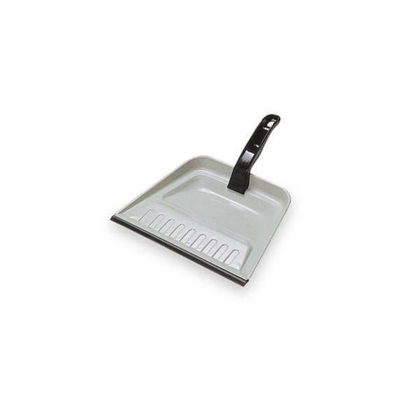 材　質【本体】鋼板にメッキ+粉体塗装【柄】ポリプロピレンサイズ（約）278×324mm規格色：グレー重　量（約）220ｇ床面にフィットするゴム付きです。【2025年1月販売開始】