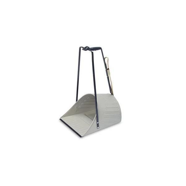 材　質：鋼板にメッキ+粉体塗装サイズ（約）幅310×奥行355×高さ550mm規格色：グレー重　量（約）1.2kgゴミを多く回収できる大型です。紙くず等を拾うのに便利なハサミ付きです。【2025年1月販売開始】