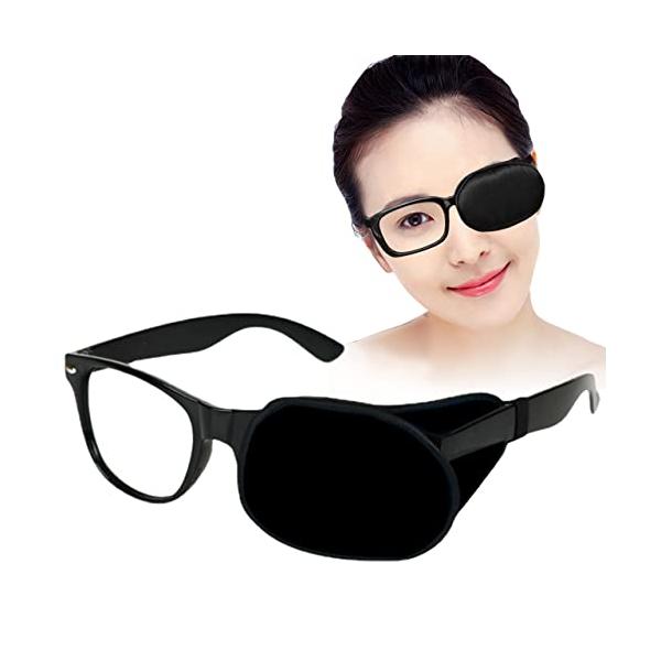 色：ブラック眼帯 メガネ用 両目兼用 シルク：メガネや目の周りに圧力がかかりにくい右目と左目の両目使える眼帯 眼鏡になります。シルク素材なので、手触りが良く軽量かつ通気性にも優れ、長時間着用しても負担になりにくいメガネカバーになっております...