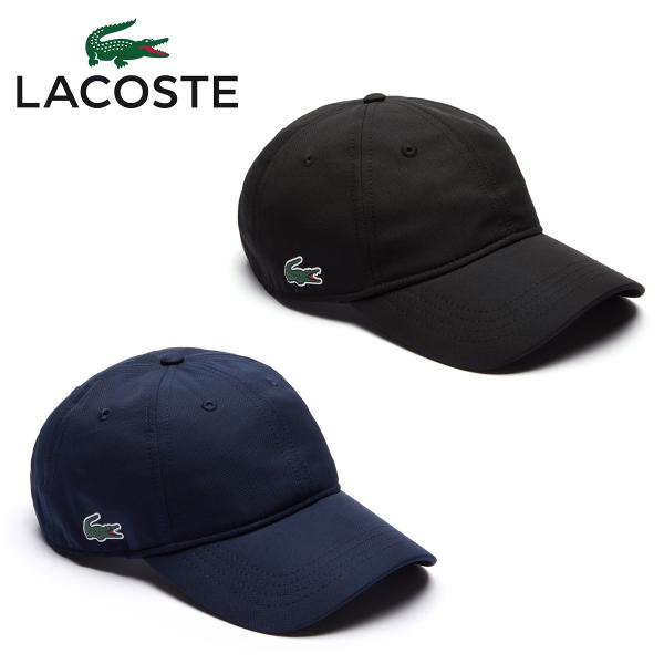 Lacoste 黒 ベースボールキャップ LACOSTE ラコステ キャップ ベースボールキャップ BBキャップ