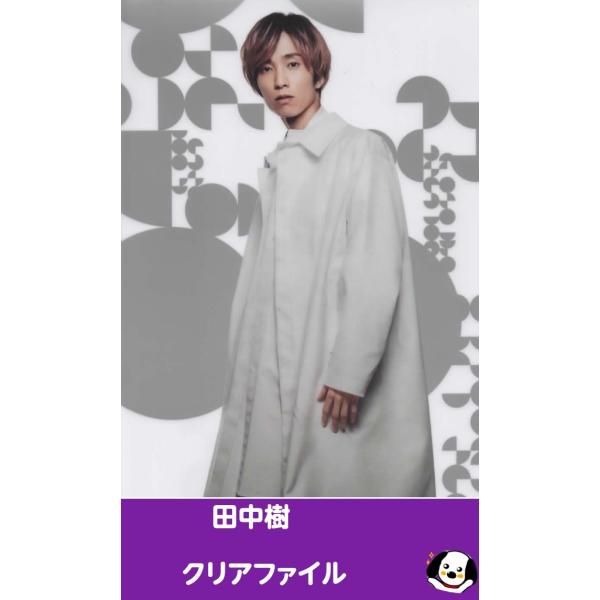 田中樹(SixTONES) クリアファイル「On eST」公式グッズ A4サイズ