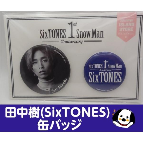 田中樹 缶バッジ 1st Anniversary SixTONES ストーンズ 公式グッズ