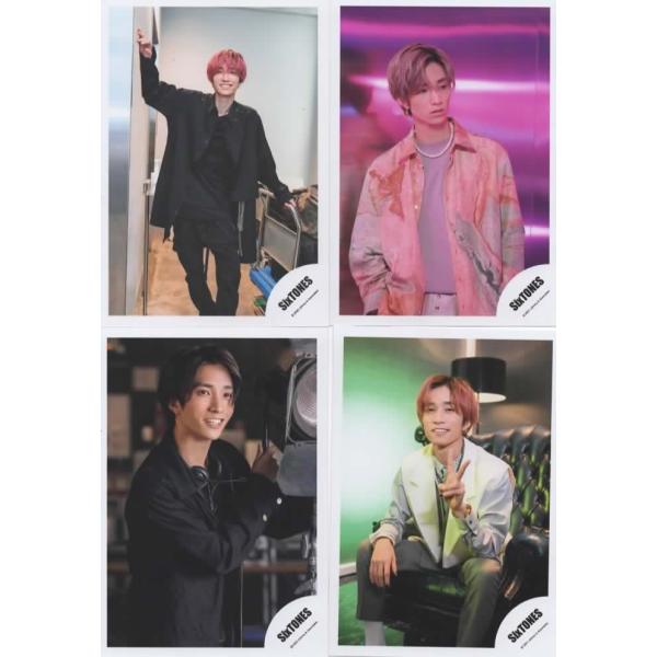 田中樹 公式写真 4枚セット 公式グッズ SixTONES ストーンズ