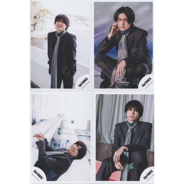 松村北斗 公式写真 4枚セット 公式グッズ SixTONES ストーンズ
