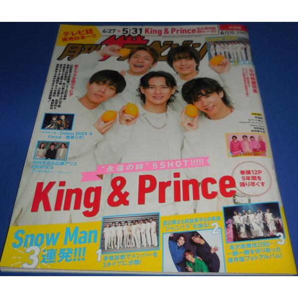 月刊ザテレビジョン 2023年6月号 King &amp; Prince/Snow Man/山田裕貴&amp;赤楚衛二&amp;上白石萌歌