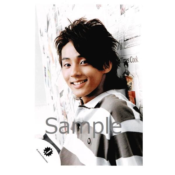 藤ヶ谷太輔(Kis-My-Ft2/キスマイ) 公式生写真/Jロゴ・衣装茶色×白・歯 